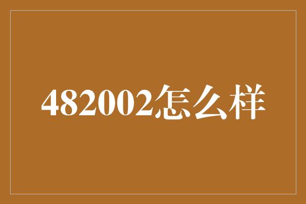 482002怎么样