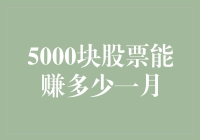 月下老人还是股市老人？——浅析5000块股票的投资收益