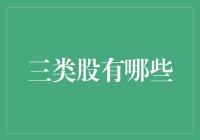 投资新手必看！三类股究竟是啥？