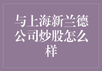 关于上海新兰德公司炒股：以客观视角审视