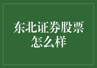 东北证券股票投资分析：市场表现与未来前景探讨