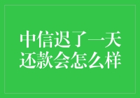 中信银行：逾期一天还款会带来哪些后果？