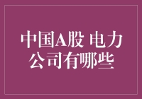 深度解析中国A股上市电力公司：行业现状与投资趋势