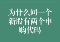 为什么同一个新股有两个申购代码？揭秘背后的小秘密