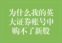 为什么我的英大证券账号申购不了新股？原来是被神秘力量锁定了！