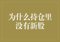 持仓策略中的宁静：为什么持仓里没有新股