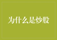 金融市场投资：为什么选择炒股作为财富管理手段