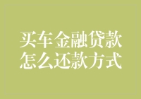 买车金融贷款怎么还款方式？那些你看不见的坑和解决办法！