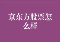 京东方股票前景分析：显示行业领航者的投资机遇