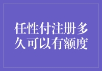 任性付到底要我等多久？——揭秘注册后的额度获取时间