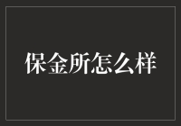 保金所：重塑金融安全保障的新模式