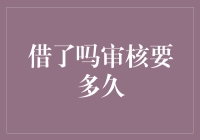 借了吗审核要多久？深度解析借贷审核的繁琐过程