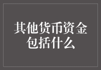 其他货币资金？除了人民币还能有什么？