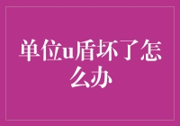 单位U盾坏了怎么办：应急策略与长期规划