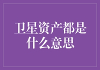 卫星资产是什么意思？我们来探秘一下！