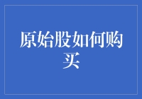 原始股购买策略：探寻潜在的财富增长点