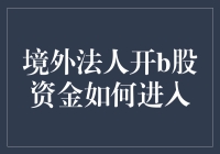 跨境法人如何给B股账户偷偷加餐：资金入境指南