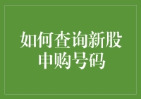 如何查询新股申购号码：一种专业投资者的指南