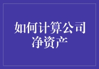 如何计算公司净资产：公式解读与案例分析