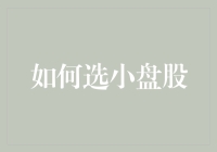 如何从海量小盘股中选优：深入策略及实用技巧