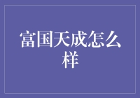 富国天成基金：打造稳健投资新标杆