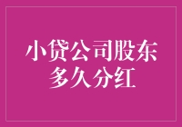 如何让小贷公司股东长久沉睡——股东多久分红的艺术