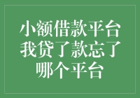 小额借款平台我贷了款忘了哪个平台：如何避免和解决