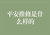 平安推修：一种新型汽车维修服务模式的探索