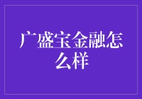 广盛宝金融：创新与稳健并重的金融服务平台