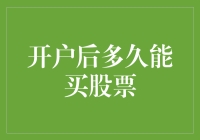 新手股民进门指南：开户后多久能买股票？——且看小明的股市奇遇记