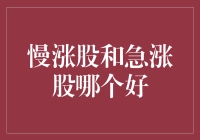 慢涨股与急涨股：投资策略的深度解析