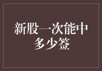 新股申购：一次能中多少签？解密新股申购的规则与技巧