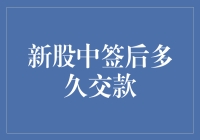 中签新股后的交款期限：一场与时间赛跑的短跑比赛