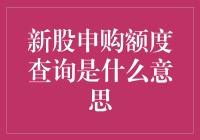 新股申购额度查询的意义与影响