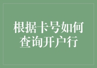 如何根据银行卡号查询开户行：揭秘银行信息查询的便捷方式