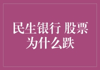 民生银行股票下跌：内部驱动因素与外部环境变化的交织影响