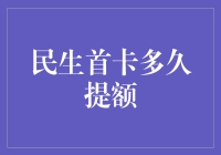 民生首卡提额攻略：如何在卡片沉默的岁月里实现逆袭？