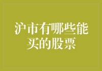 沪市股票投资指南：精选优质股票，构建稳健投资组合