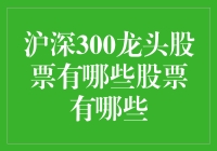 沪深300龙头股票：引领市场增长的中坚力量