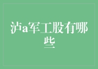 川渝泸a军工股大揭秘：从武器到股市的奇幻之旅