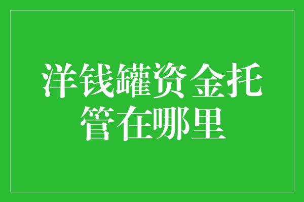 洋钱罐资金托管在哪里