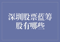 深圳股票市场蓝筹股精选分析：投资价值与成长潜力