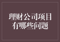 理财公司项目潜在问题解析与应对策略