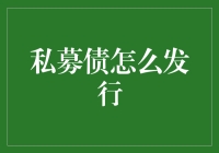 私募债的发行：策略与技巧