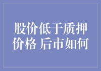 股价低于质押价格：后市如何应对？专业建议与策略