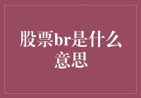 股票BR是什么意思：贝塔系数解析与应用