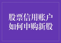 股票信用账户申购新股，给你的口袋来个大红包