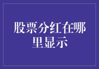 股票分红在哪里显示：深入解析分红信息的披露流程