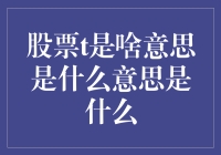 股票T到底是何方神圣？来看一看它的真面目！