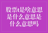 股票交易新手指南：解读股票t是什么意思